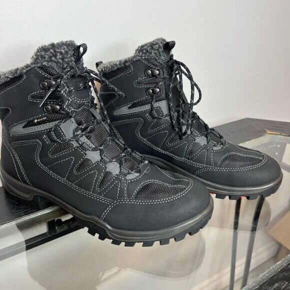 Ecco Women’s Size 11 Xpedition III Gore-Tex Waterproof Hiking Boot Black Lace Up - Picture 4 of 15
